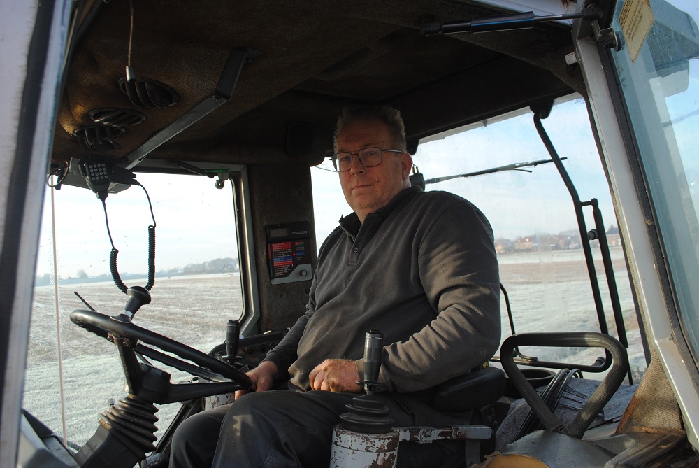 De Massey Ferguson 3095 heeft een speciaal plekje bij Jan van der Linde.