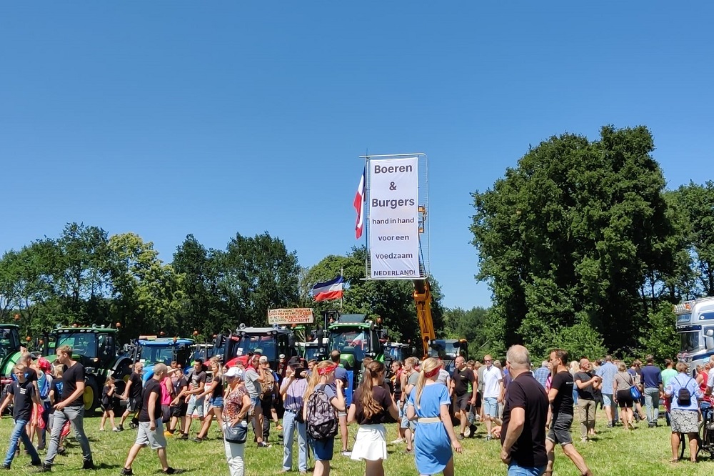 Univé coulant voor protestboeren met voertuigschade