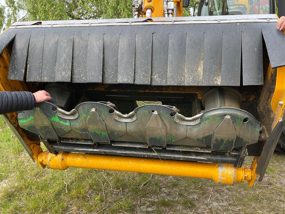 Een schijvenmaaiarm is meer ecologisch alternatief voor de klepelmaaier.