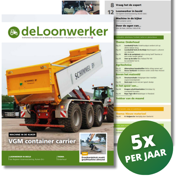 Half jaar abonnement op vakblad de Loonwerker