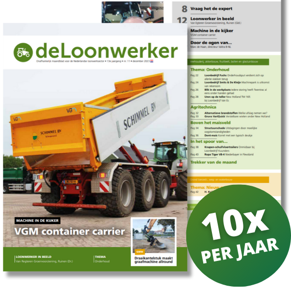 Half jaar abonnement op vakblad de Loonwerker