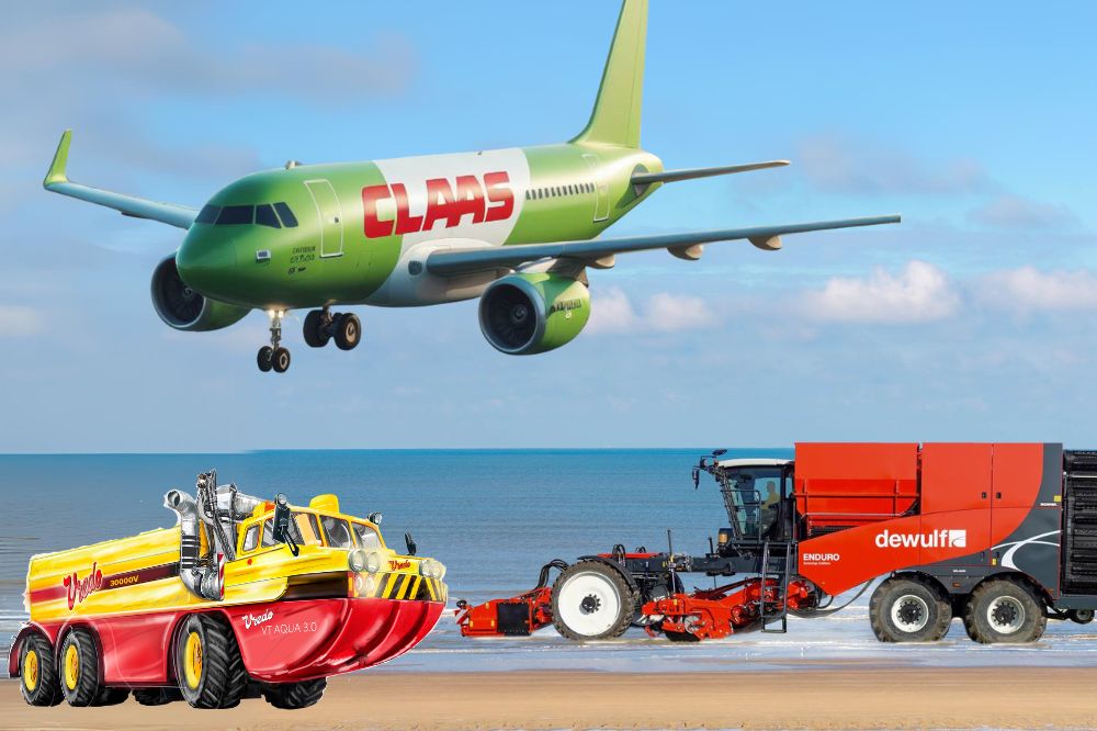 Claas-vliegtuig, Vredo Aqua en voorgezouten eieren de beste 1 april grappen