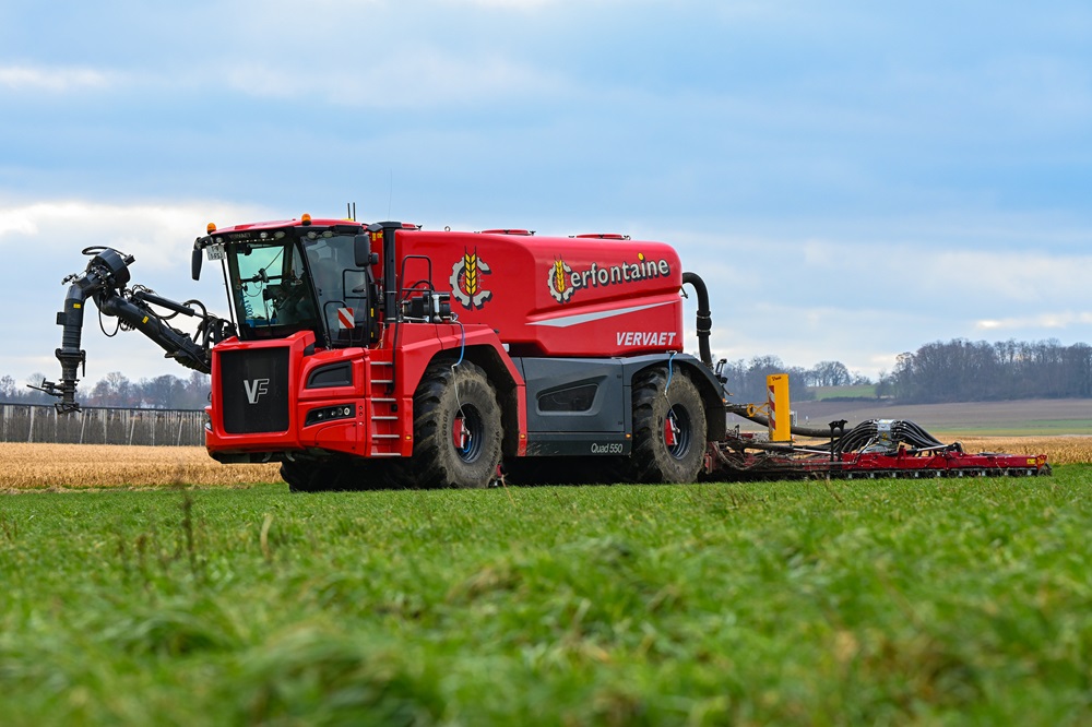 Vervaet Quad 550 past perfect in Limburgse landschap